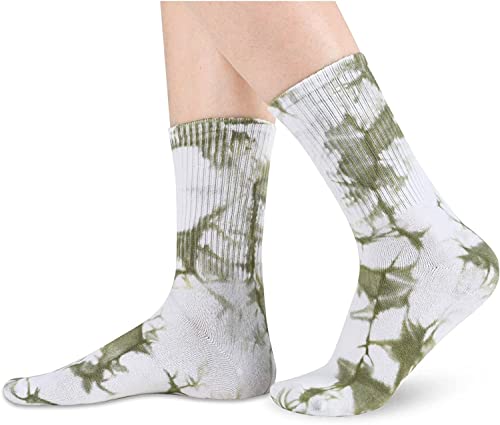 Colorful Tie Dye Socks for Women, Tie-Dye Socks, Colorful Socks, Crew Socks, Gym Socks, Christmas Gift, Hippie Gifts, 90s Gifts - Image 3