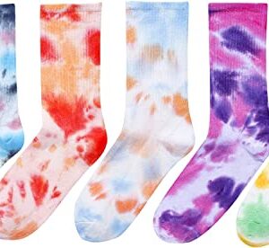 Alternative view of Colorful Tie Dye Socks for Women, Hippie Gifts, 90s Gifts, Tie-Dye Gifts, Birthday Present, Fun Socks, Unique Gifts