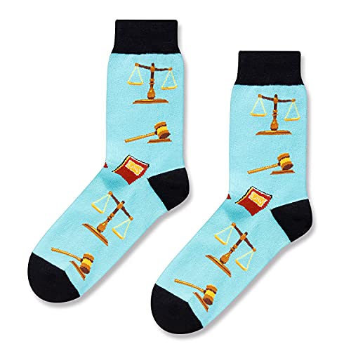 Attorney Socks for Men, Ideal Gifts for Lawyer Gifts, Law School Graduation Gifts, Law Students, Attorney Gifts for Men, Novelty Lawyer Socks - Image 4