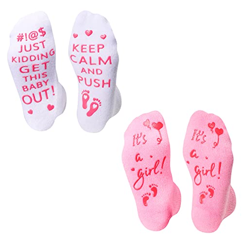 Gifts for Mom, Labor Socks, Pregnancy Gifts for New Moms, Maternity Gifts, Gifts for Pregnant Women, Hospital Socks for Labor and Delivery, Expecting Mom Gifts, Mom Socks - Image 2