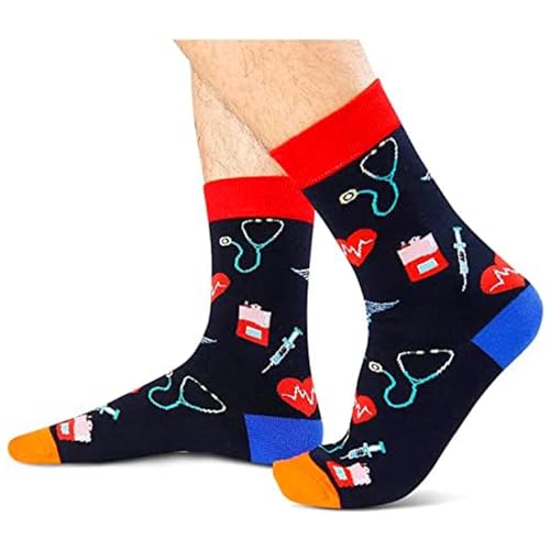 2Packs Funny Doctor Pharmacist Pharmacy Nursing Students Gifts, Medical Assistant Doctor Pharmacy Socks - Image 4