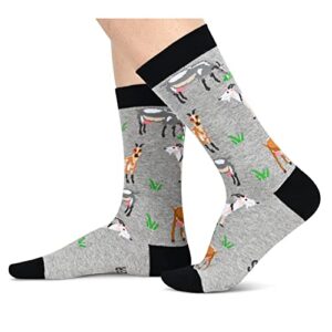 Alternative view of One-Size-Fits-All Goat Gifts, Unisex Goat Socks for Women and Men,  Sheep Gifts Gender-Neutral Animal Socks