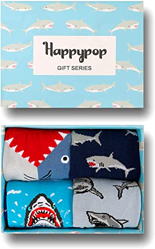 Unique Shark Presents for Kids Ideal Gift for Son and Children Cute Boy's Shark Socks, Gifts for 4-7 Years Old Boys - Image 3