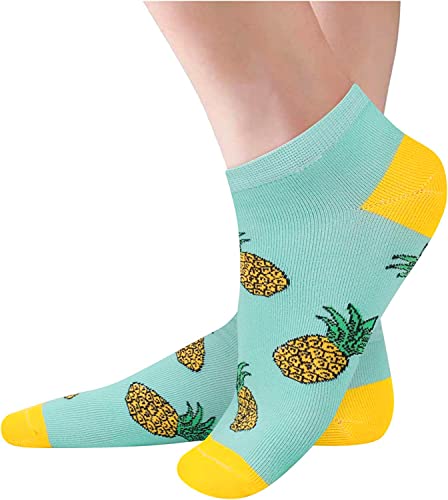 2 Pairs Funny Pineapple Gifts Hawaiian Gifts IVF Gifts Women Fertility Gifts, Novelty Pineapple Socks Fruit Socks - Image 2