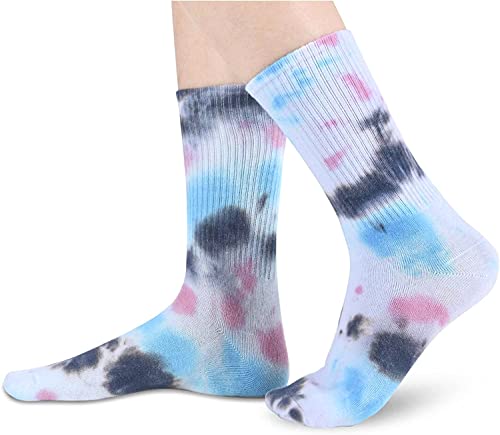 Tie Dye Socks for Women, Tie-Dye Gifts, Funny Unique Presents for Hippie Indie Girls, Hippie Gift for Her, 90s Gifts, Trippy Gifts, Indie Gifts, Funky Gifts - Image 3