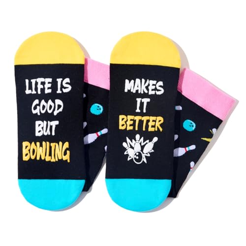 Novelty Bowling Socks, Funny Bowling Gifts for Bowling Lovers, Ball Sports Socks, Gifts For Men Women, Unisex Bowling Themed Socks, Sports Lover Gift, Silly Socks, Fun Socks - Image 3