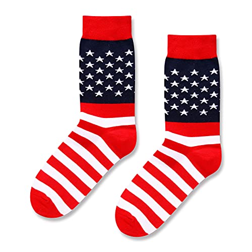 4th of July Socks, Independence Day Gifts for Men, Patriots Gifts, American Flag-themed Presents, Patriotic Socks, Unique Patriots Gifts - Image 4