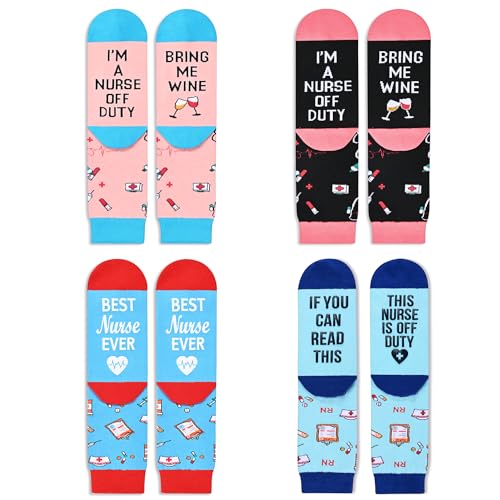 Student Nurse Gifts, Nurse Day Gifts, CNA Week Gifts, Unisex Nurse Socks, Nursing Socks, RN Gifts, Future Nurse Gifts, and CNA Gifts - Image 4
