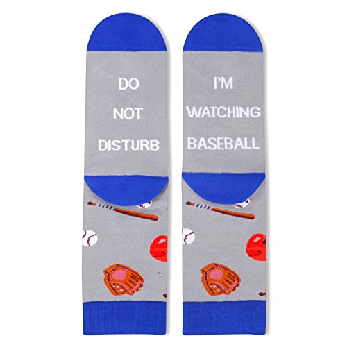 Unique Baseball Gifts, Baseball Socks for Men, Novelty Sport Socks Gifts for Baseball Lovers, Sport Gifts - Image 3