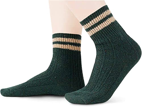 Women Funny Socks Wool Socks Winter Socks Warm Socks Vintage Socks Funny Gifts for Women You Love 5 Pairs - Image 3