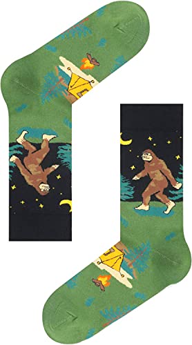 Funny Socks, Crazy Socks, Sasquatch Socks, Bigfoot Gifts, Unique Big Foot Sasquatch Gifts for Men, Sasquatch Gifts - Image 4