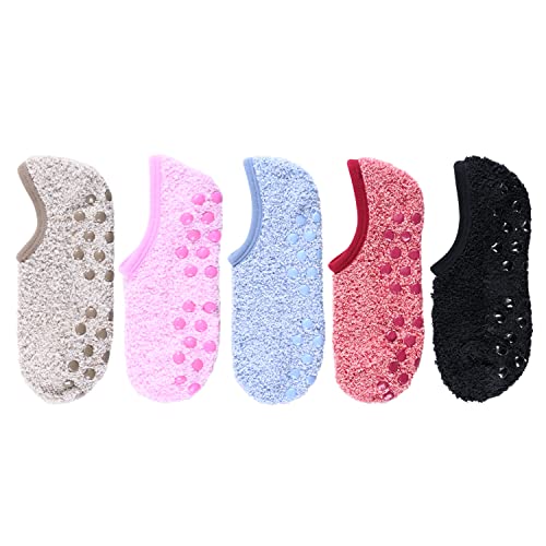 Cozy Slipper Socks, Fuzzy Anti-Slip Socks for Women Girls, Non-Slip Slipper Socks with Grippers, Gifts for Womens - Image 3