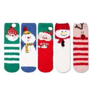 Alternative view of Women's Fuzzy Fluffy Slipper Socks, Unique Christmas Gift for Her, Custom Gift for Daughter, Christmas Gift for Girlfriend, Perfect Gift for Wife , Xmas Gift for Mom