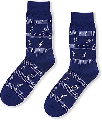Novelty Gifts for Music Lovers,Players, Composers, Conductors, Music Performers, Singers, and Music Teachers, Music Note Socks Gift For Men, Musician Gifts - Image 4