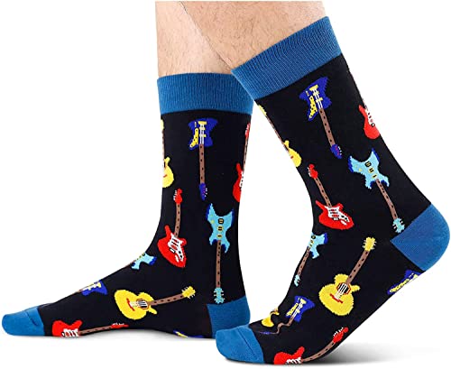 2 Pairs Cool Gifts for Guitar Players Music Notes Gifts Heavy Metal Gifts, Guitar Lover Gifts for Men Guitar Themed Gifts, Music Gifts for Men - Image 3