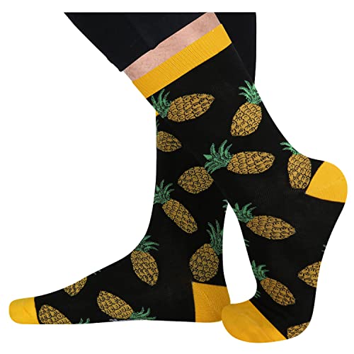 Funny Pineapple Gifts Hawaiian Gifts Fertility Gifts, Novelty Pineapple Socks IVF Socks For Men Fruit Socks 2 Pack - Image 3