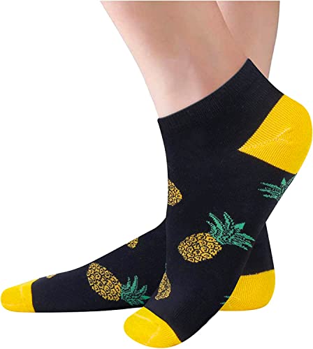 2 Pairs Funny Pineapple Gifts Hawaiian Gifts IVF Gifts Women Fertility Gifts, Novelty Pineapple Socks Fruit Socks - Image 4