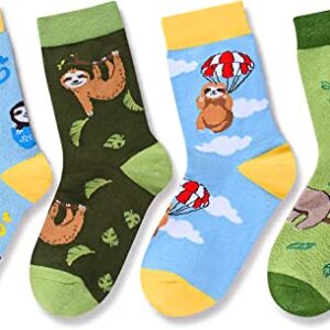 Alternative view of Fun Sloth Gifts for Boys Gifts for Kids Who Love Shark Cute Boy's Shark Socks Great Gifts for Son, Gift for 4-7 Years Old Boys