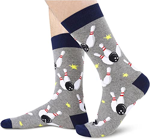 Unique Bowling Gifts, Bowling Socks for Men, Novelty Sport Socks Gifts for Bowling Lovers, Sport Gifts - Image 3