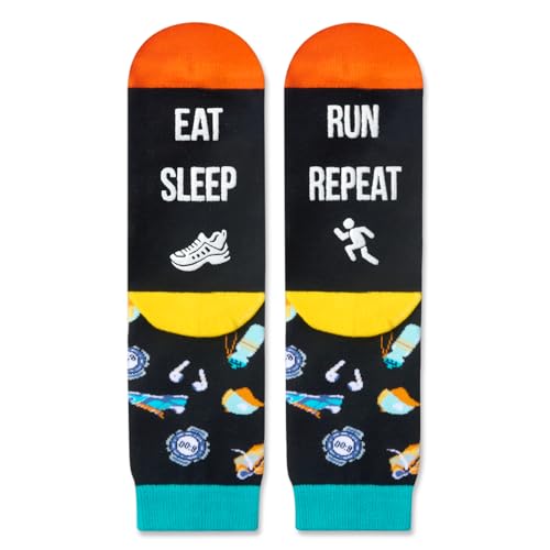 Unisex Runners Socks Funny Running Socks, Running Gifts Cross Country Running Gifts Marathon Runner Gifts Funny Running Gifts - Image 3