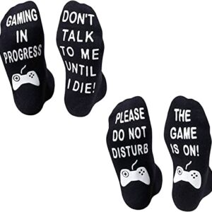 Alternative view of Gaming Socks for Game Lovers, Video Game Socks, Unisex Gamer Gifts, Funny Gaming Gifts for Women and Men Who Love Game, Novelty Gamer Socks