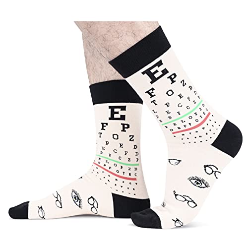 Men's Optometry Socks, Eyeball Socks, Optometry Gifts for Men, Optometrist Gifts, Optician Gifts, Eye Doctor Gifts, Unique Eyeball Ophthalmologist Gifts - Image 3