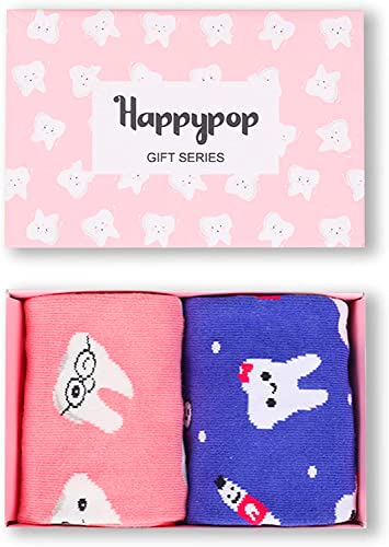 Dental School Graduation Gifts, Tooth Socks, Teeth Socks for Women, Dental Socks, Dentist Gifts, Dental Assistant Gifts, Teeth Gifts Tooth Gifts - Image 2