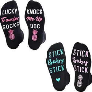 Alternative view of IVF Gifts, Fertility Infertility Gifts for Women, Lucky Socks, IVF Socks, Egg Socks, Embryo Transfer Gifts, Egg Retrieval Socks