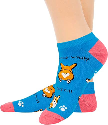 Corgi Lover Gifts for Women Corgi Gifts for Girl Lady Female Crazy Corgi Socks , Gift For Her, Gift For Mom 2 Pairs - Image 4