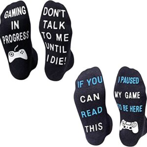 Alternative view of Unisex Gamer Gifts, Novelty Gamer Socks, Gaming Socks for Game Lovers, Funny Gaming Gifts, Video Game Socks for Women Men Who Love Game