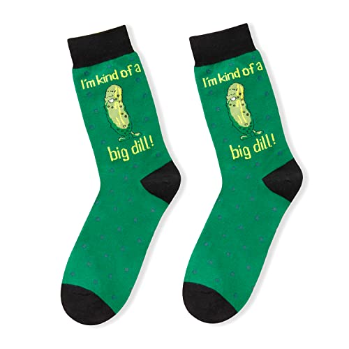 Novelty Pickle Gifts for Men, Anniversary Gift for Him, Funny Food Socks, Men's Pickle Socks, Gift for Dad, Funny Pickle Socks for Pickle Lovers - Image 3