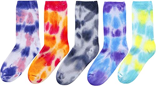 Colorful Tie Dye Socks for Women, Tie-Dye Gifts, Funny Unique Presents for Hippie Indie Girls, Hippie Gifts, 90s Gifts, Trippy Gifts, Indie Gifts, Funky Gifts - Image 2