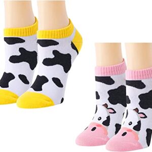 Alternative view of Cow Gifts for Women Unique Cow Lovers Gifts for Women, Cow Themed Gift Socks 2 Pairs