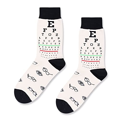 Men's Optometry Socks, Eyeball Socks, Optometry Gifts for Men, Optometrist Gifts, Optician Gifts, Eye Doctor Gifts, Unique Eyeball Ophthalmologist Gifts - Image 4