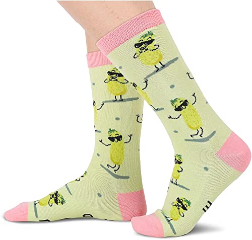 Funny Pickle Socks for Women Who Love Pickle, Novelty Pickle Gifts, Women's Gag Gifts, Gifts for Pickle Lovers, Funny Sayings If You Can Read This, Birng Me A Pickle Socks - Image 3