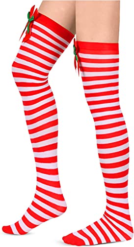 Funny Thigh High Socks for Women Girls, Christmas Knee High Socks, Over the Knee Socks Long Socks, Novelty Christmas Gifts, Best Secret Santa Gifts, Xmas Gifts - Image 4