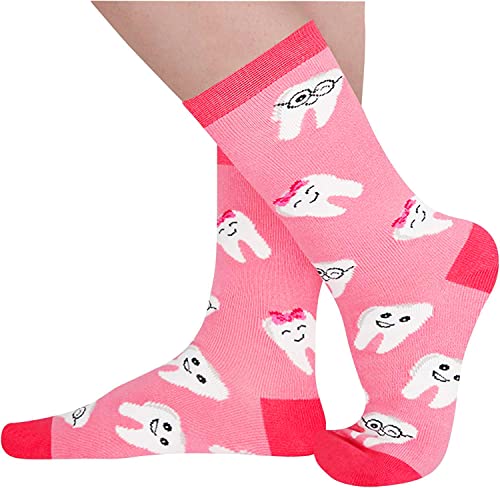 Dental School Graduation Gifts, Tooth Socks, Teeth Socks for Women, Dental Socks, Dentist Gifts, Dental Assistant Gifts, Teeth Gifts Tooth Gifts - Image 3