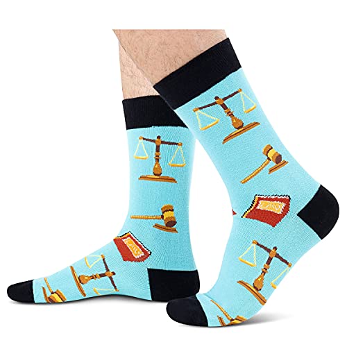 Attorney Socks for Men, Ideal Gifts for Lawyer Gifts, Law School Graduation Gifts, Law Students, Attorney Gifts for Men, Novelty Lawyer Socks - Image 3