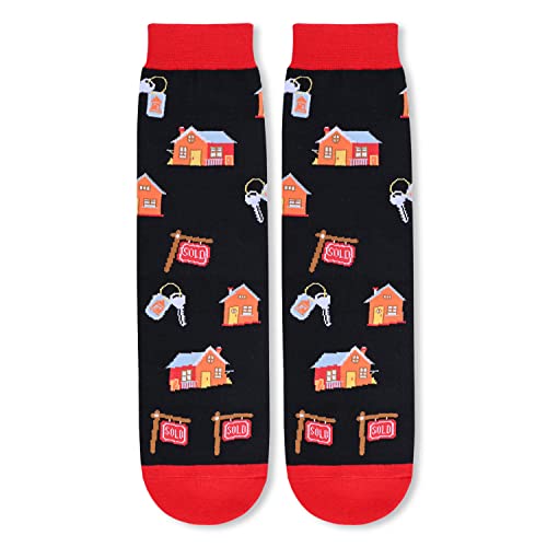 Unisex Realtor Socks, Fun Real Estate Agent Gifts, Realtor Gifts for Women and Men, Unique Real Estate Gifts Real Estate Socks - Image 4