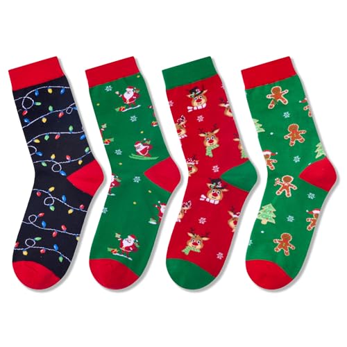 Crazy Christmas Socks for Women Men, Stocking Stuffers, Novelty Christmas Gifts, Best Secret Santa Gifts, Xmas Gifts, Holiday Presents - Image 3