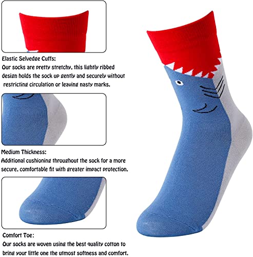 Funny Boys Socks Boy Animal Socks Gifts for 4-7 Years Old Boys, Best Gifts for Your Brother, Son, Grandson On Birthdays, Holidays, Children's Day Gifts, Christmas Gifts - Image 4