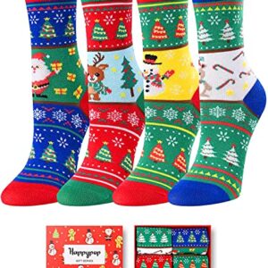 Alternative view of Santa Socks, Best Secret Santa Gifts, Funny Children Christmas Socks, Stocking Stuffers, Holiday Socks for Boys Girls, Christmas Presents, Xmas Gifts, Novelty Christmas Gifts for Kids, Gifts for 7-10 Years Old