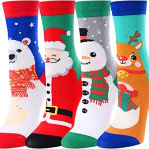 Alternative view of Funny Children Christmas Socks, Christmas Presents, Novelty Christmas Gifts for Kids, Best Secret Santa Gifts, Holiday Socks for Boys Girls, Santa Socks, Xmas Gifts, Gifts for 7-10 Years Old