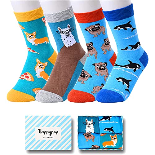 Funny Kids Socks Cute Animal Socks Gifts for Animal Lovers, Best Gifts for Children 4-7 Years, Birthday Gifts, Costume Parties Gifts, Christmas Gifts - Image 2