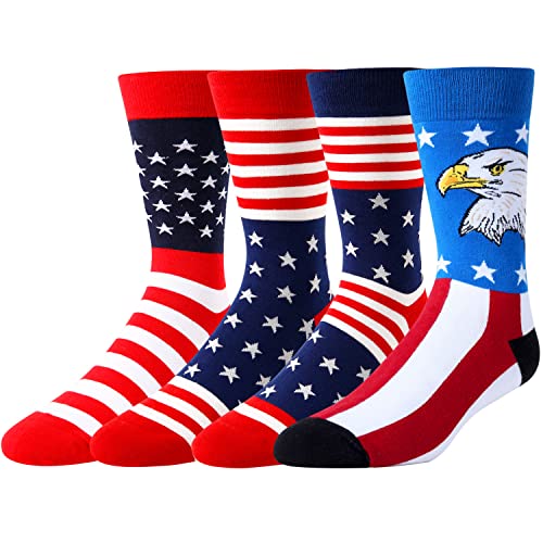 4th of July Gifts for Him, American Flag-themed Socks, Patriots Gifts, Independence Day Gifts for Men, USA Flag Enthusiast Presents, Patriotic Gift - Image 2