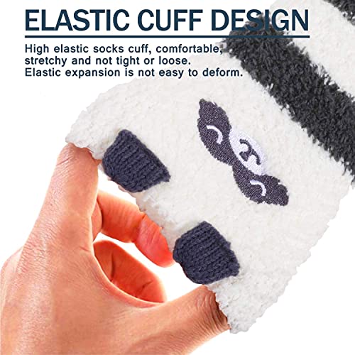 Fuzzy Socks Women Warm Soft Fluffy Thick Cozy Plush Winter Christmas Gift Ladies - Image 3