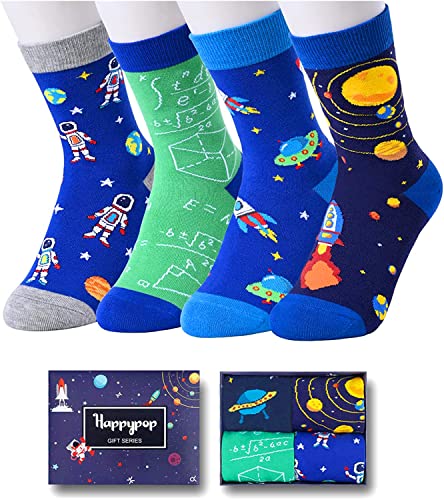 Funny Boys Socks for 4-7 Years Old Boy Space Socks Gifts for Boys Who Love Outer Space, Best Gifts for Outer Space Lovers, Birthdays Gifts, Children's Day Gifts - Image 2