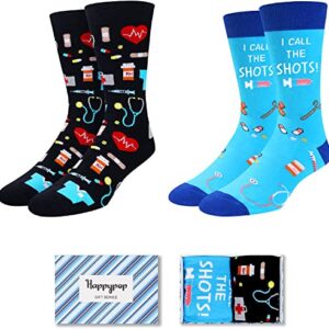 Alternative view of Health Theme Socks, Men Doctor Socks, Nurse Socks, Treatment Socks, Christmas Gift, Doctor Gift, Nurse Gift, Radiologist Gift, Medic Gift