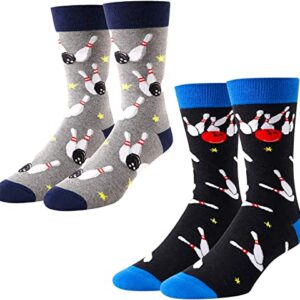 Alternative view of Unique Bowling Gifts, Bowling Socks for Men, Novelty Sport Socks Gifts for Bowling Lovers, Sport Gifts