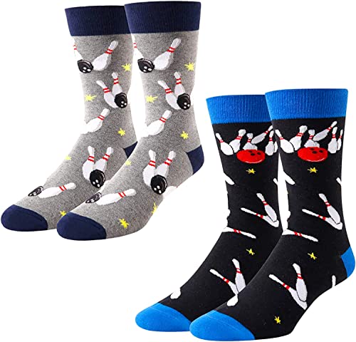 Unique Bowling Gifts, Bowling Socks for Men, Novelty Sport Socks Gifts for Bowling Lovers, Sport Gifts - Image 2